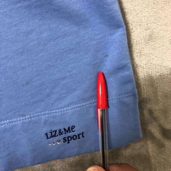 Liz & Me Sport Women Hoodie Size 3X Plus Size Blue Snap Buttons - Picture 10 of 12